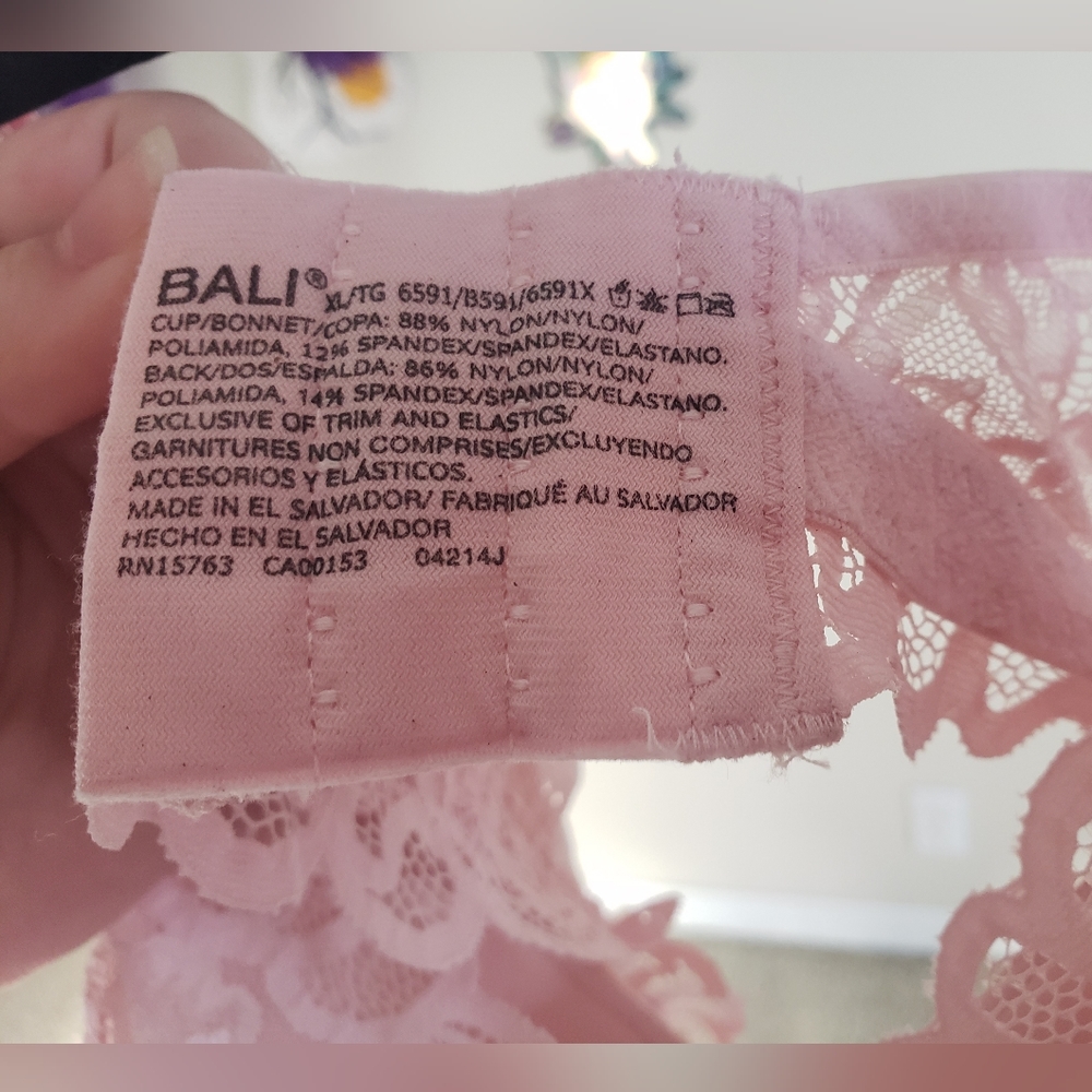 Bali Ballet Pink Lace Bralette - Picture 3 of 3